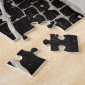 Abend Snow at Terajima Village Hasui Kawase Puzzle (Seite)