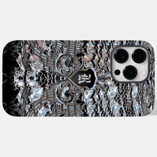 Abend Sophie Uptown Girly Monogram Case-Mate iPhone Hülle (Rückseite (Horizontal))