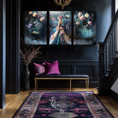 Abend Spazieren Sie ins französische Fantasieportr Seidenpapier