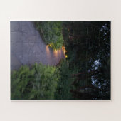 Abend Spaziergang im Garten Puzzle (Horizontal)