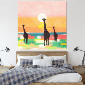 Abend Spazio -1 Leinwanddruck (Insitu (Schlafzimmer))