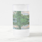 Abend Springfield Ruhe Mattiertes Glas Mattglas Bierglas (Mittel)