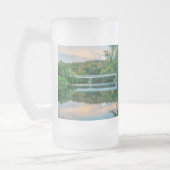 Abend Springfield Ruhe Mattiertes Glas Mattglas Bierglas (Links)