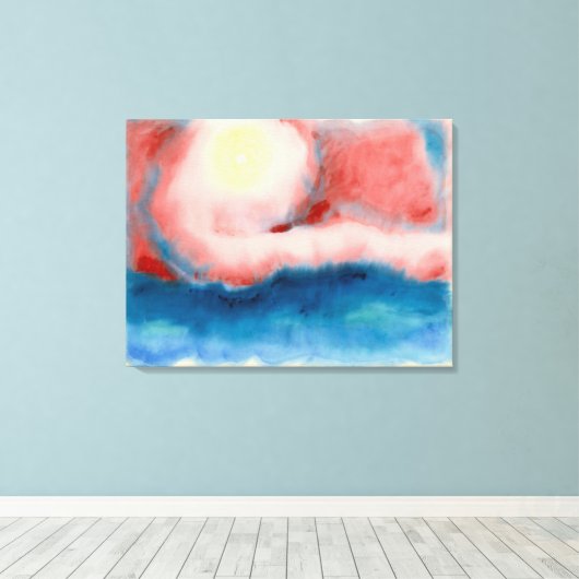 Abend Star | Georgia O'Keeffe | Leinwanddruck (Insitu (Holzboden))