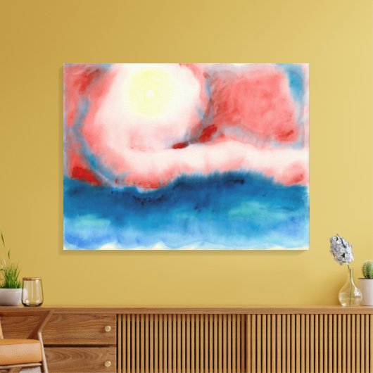 Abend Star | Georgia O'Keeffe | Leinwanddruck (Insitu (Wohnzimmer))