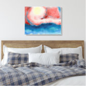 Abend Star | Georgia O'Keeffe | Leinwanddruck (Insitu (Schlafzimmer))