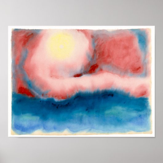 Abend Star | Georgia O'Keeffe | Poster (Vorne)