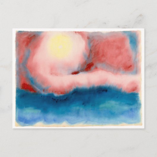 Abend Star | Georgia O'Keeffe | Postkarte (Vorderseite)