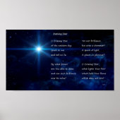 Abend Star Poster (Vorne)