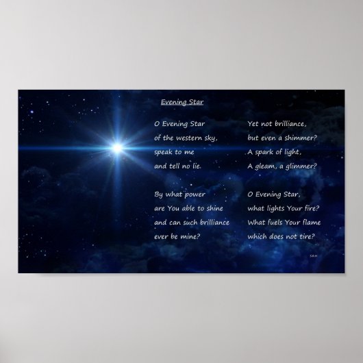Abend Star Poster (Vorne)