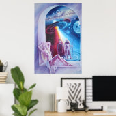 Abend Star Poster (Heimbüro)