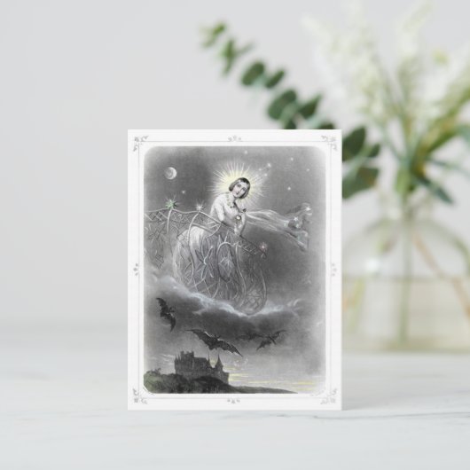 Abend Star Postkarte (Stehend Vorderseite)