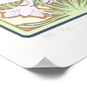 Abend Star von Alphonse Mucha Poster (Ecke)