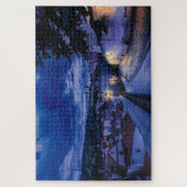 Abend Straße in Prag Jigsaw Puzzle (Vertikal)