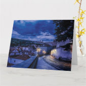 Abend Straße in Prag Karte (Gelbe Blume)