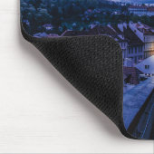 Abend Straße in Prag Mousepad (Ecke)