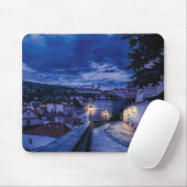 Abend Straße in Prag Mousepad (Mit Mouse)