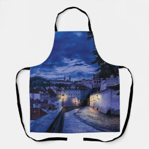 Abend Straße in Prag Schürze