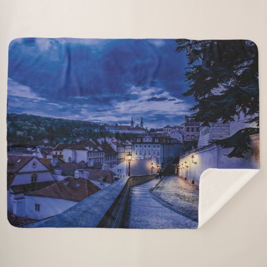Abend Straße in Prag Sherpadecke (Vorderseite (Horizontal))