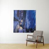 Abend Straße in Prag Wandteppich (Beispiel (Horizontal))