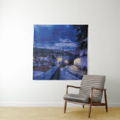 Abend Straße in Prag Wandteppich (Beispiel)