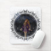 Abend Stroll GothicFantasy Redhead Girl Mousepad (Mit Mouse)