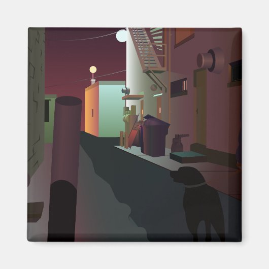 Abend Stroll Magnet (Vorne)