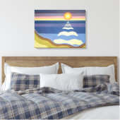 Abend Sun 2003 Leinwanddruck (Insitu (Schlafzimmer))