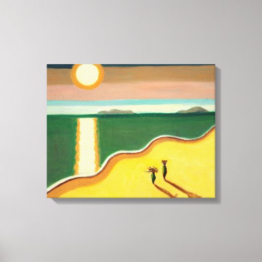 Abend Sun 2010 Leinwanddruck (Vorderseite)