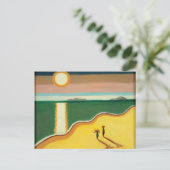 Abend Sun 2010 Postkarte (Stehend Vorderseite)