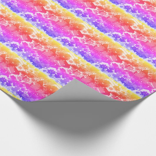 Abend Sun Party Wrapping Paper Geschenkpapier (Ecke)