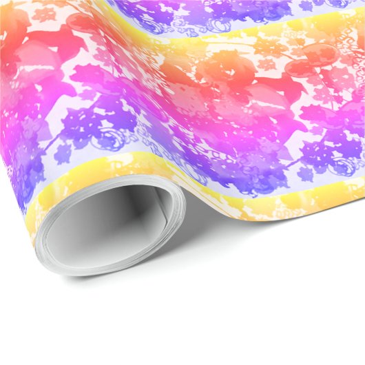 Abend Sun Party Wrapping Paper Geschenkpapier (Rolleneckpunkt)