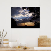 ABEND SUNRAYS Poster (Küche)
