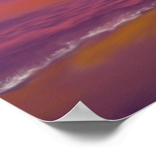 Abend Sunset (Alt-Version) Poster (Ecke)