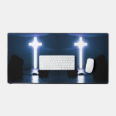 Abend Sunset Artistic Foto überqueren Schreibtischunterlage (Tastatur & Maus)