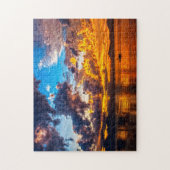 Abend Sunset. Puzzle (Vertikal)