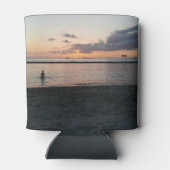 Abend Sunset Tropical Beach Waikiki Oahu Hawaii Dosenkühler (Rückseite)