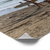 Abend Surfers, Hanalei Bay, Kauai Poster (Ecke)