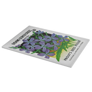 Abend-Szentrierte Bestände - Etikett für Saatgut Schneidebrett