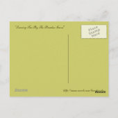 Abend Tee am Bambushain Postkarte (Rückseite)