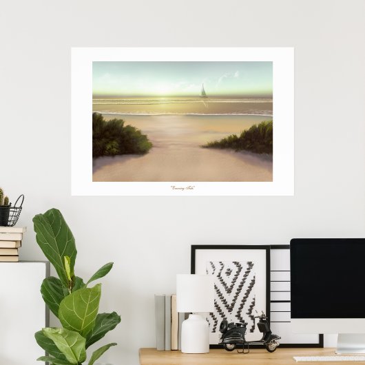 ABEND TIDE DRUCKEN POSTER (Heimbüro)