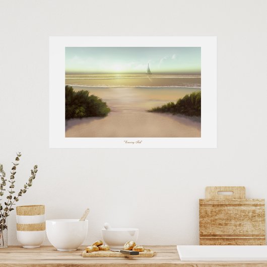 ABEND TIDE DRUCKEN POSTER (Küche)