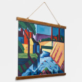 Abend Tones Tapestry Wandteppich Mit Holzrahmen (Gewinkelt)