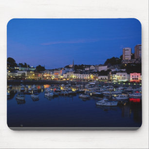 Abend, Torquay, Großbritannien Mousepad