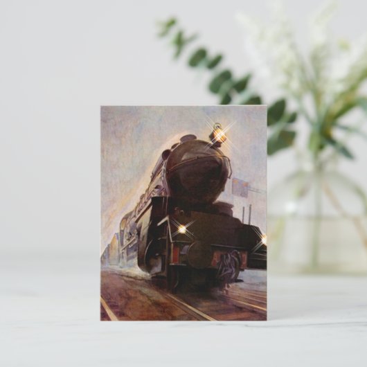 Abend Train Sta Einladung (Stehend Vorderseite)