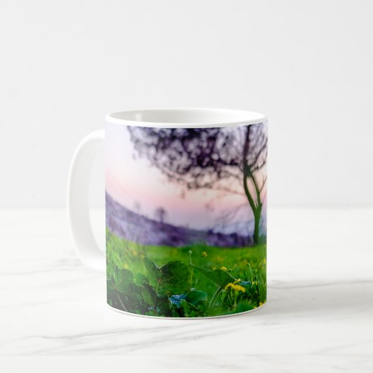 Abend Tree Kaffeetasse (Vorderseite Links)