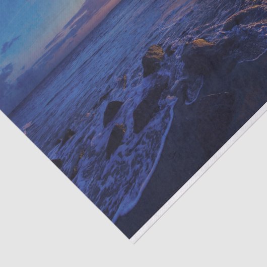 Abend Tropical Beach Sunset Seidenpapier (Ausschnitt)