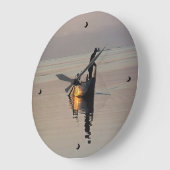 Abend-Uhr Große Wanduhr (Winkel)