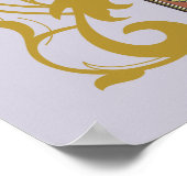 Abend von Alphonse Mucha Poster (Ecke)