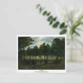 Abend von Friedrich Caspar David Postkarte (Stehend Vorderseite)